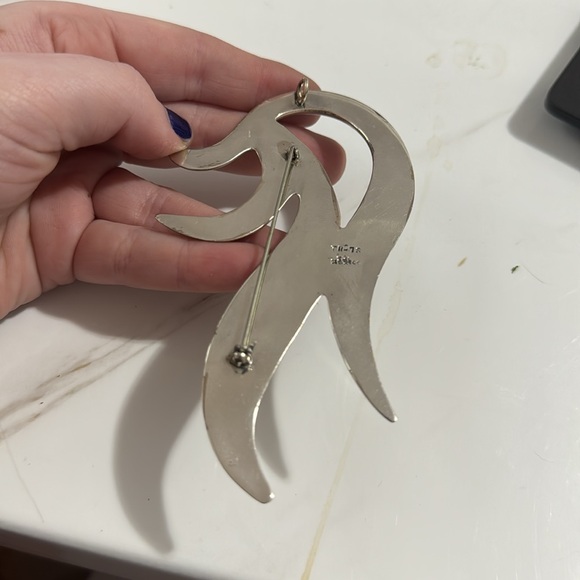 Sterling silver pin - Picture 2 of 4